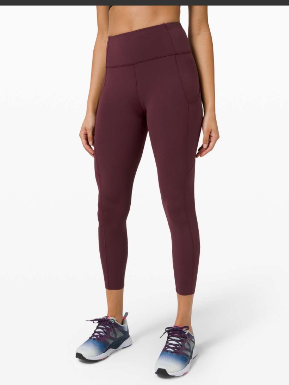 Lululemon fast and free 7/8 leggings size 2